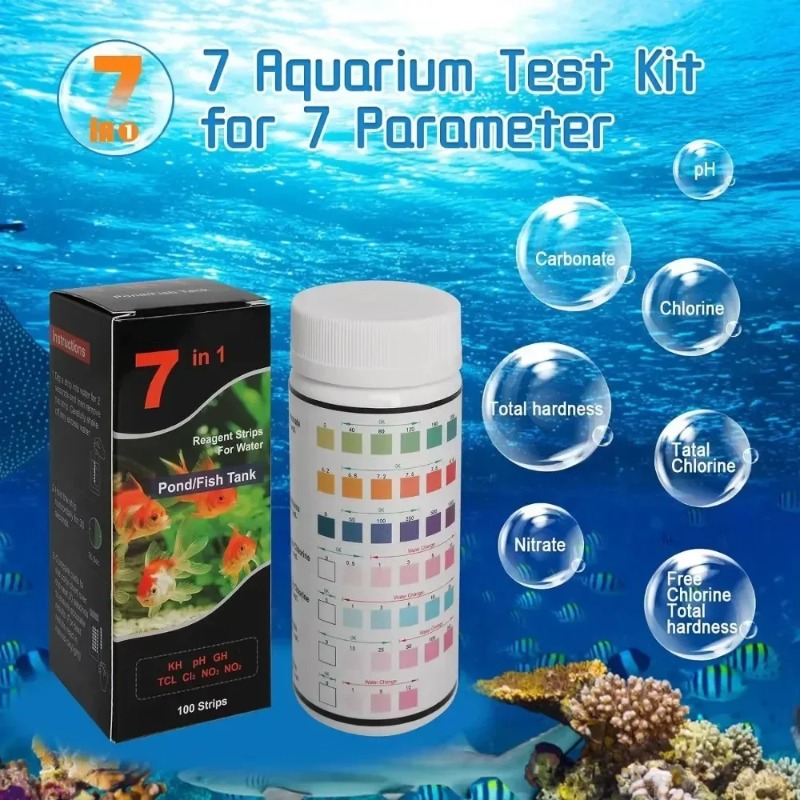 Marine Aquarium Test Kit - Tiras Reactivas para Acuario en Oferta,