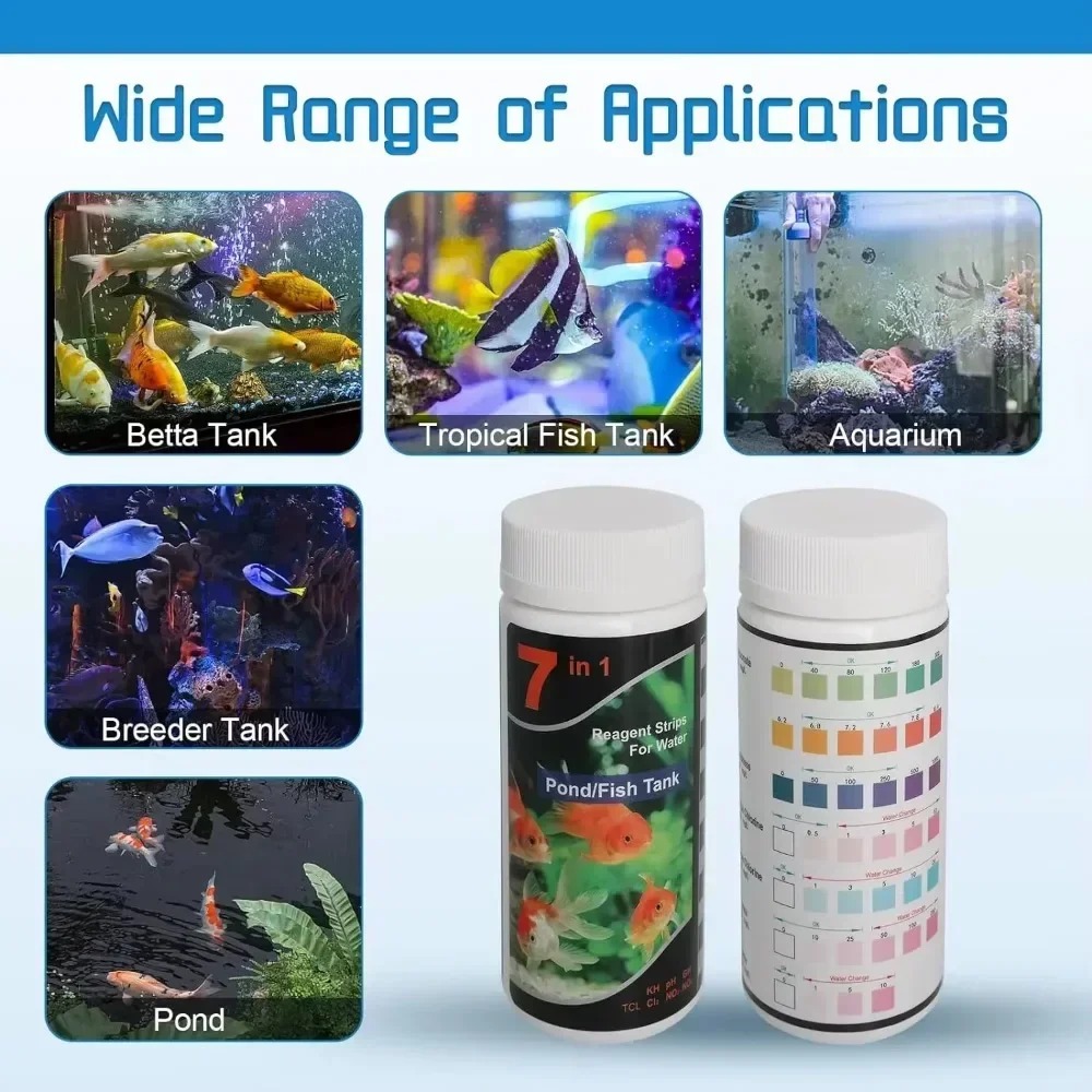 Marine Aquarium Test Kit - Tiras Reactivas de pH para Acuarios