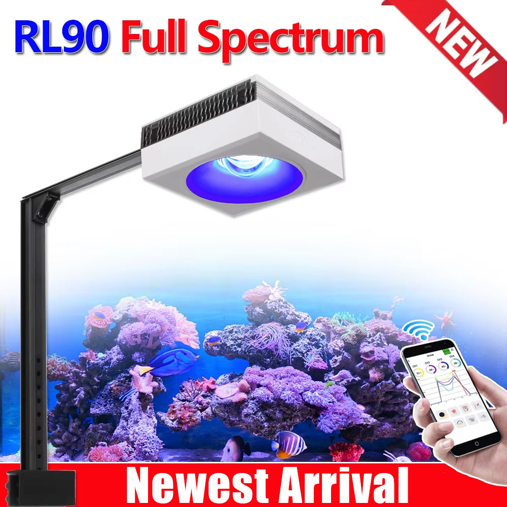 PopBloom-luz de acuario RL90 d - Marine X Aquarium reseña y precio