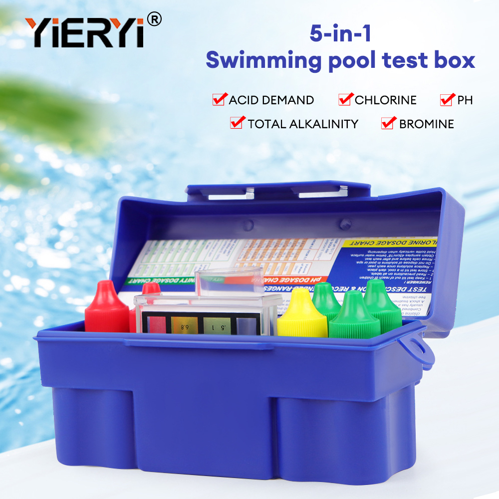 Yieryi-Kit de prueba de 5 vías - Marine Aquarium Test Kit reseña y precio