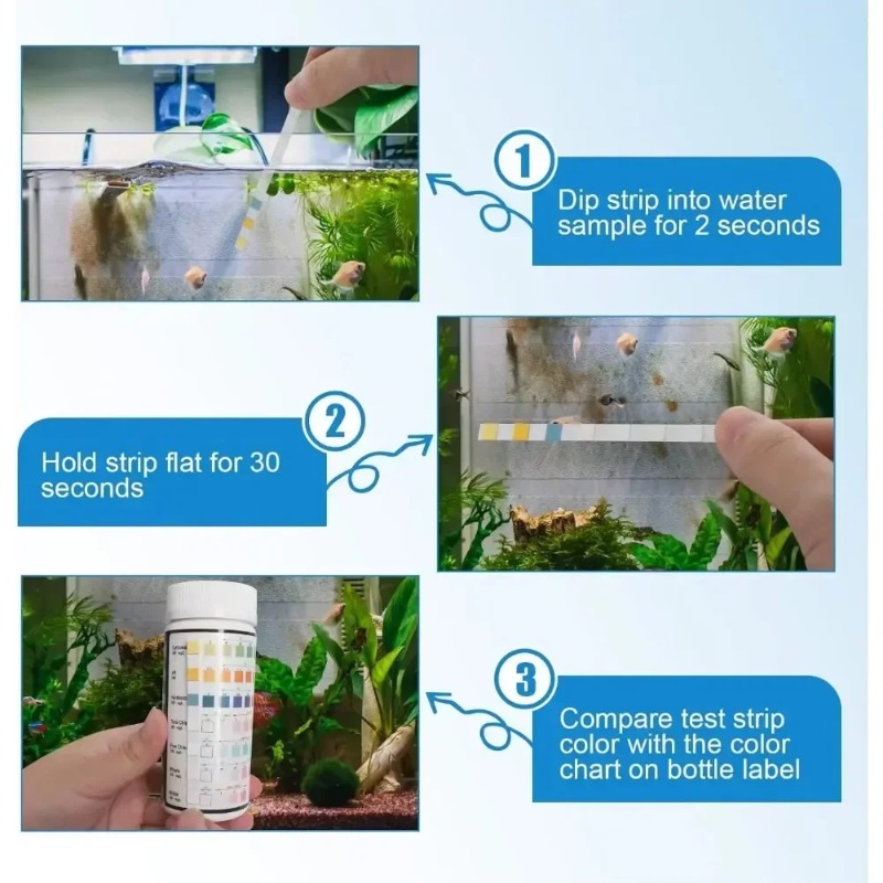 Tiras Reactivas para Acuario e - Marine Aquarium Test Kit reseña y precio