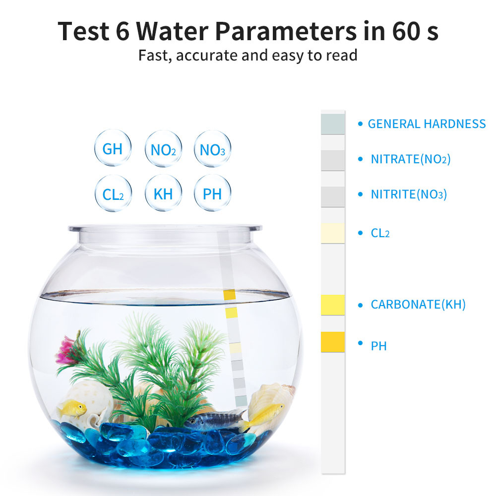 Tiras de prueba de calidad del - Marine Aquarium Test Kit reseña y precio