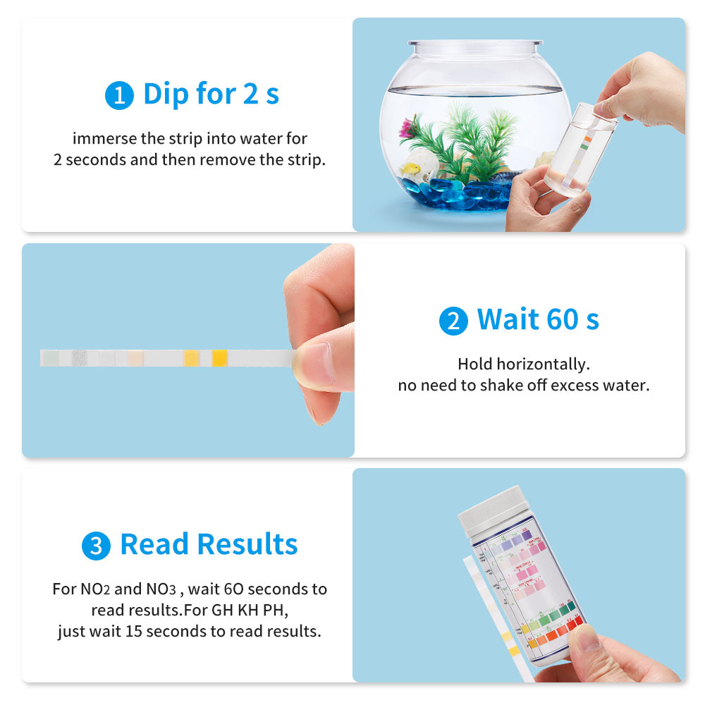 Tiras de prueba de calidad del - Marine Aquarium Test Kit reseña y precio