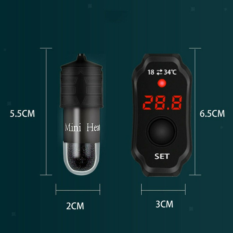 Mini calentador de tanque de p - Marine Aquarium Nano reseña y precio