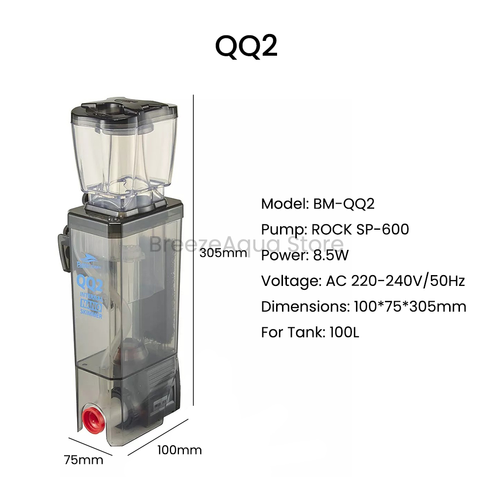 Bubble Magus BM QQ2 Skimmer in - Protein Skimmer Hang On reseña y precio